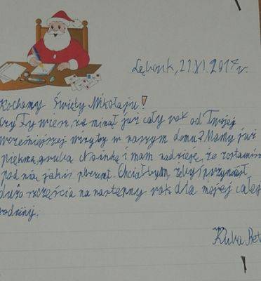  Grafika #1: LISTY DO ŚWIĘTEGO MIKOŁAJA grafika