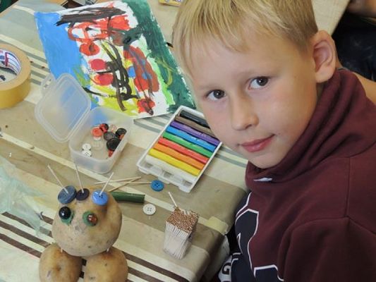  Grafika #3: "ZIEMNIACZANY KRÓL" grafika