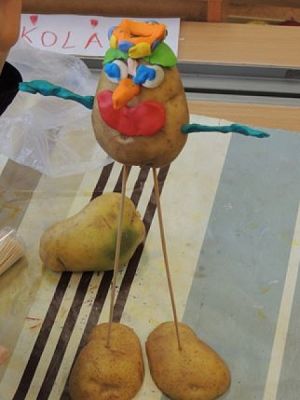  Grafika #9: "ZIEMNIACZANY KRÓL" grafika