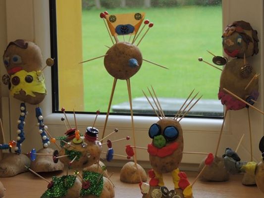  Grafika #13: "ZIEMNIACZANY KRÓL" grafika