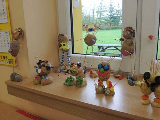  Grafika #18: "ZIEMNIACZANY KRÓL" grafika