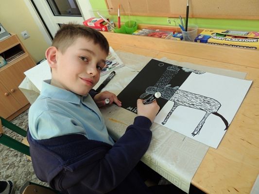  Grafika #6: Kółko plastyczne klas I-III grafika