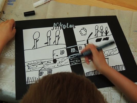  Grafika #9: Kółko plastyczne klas I-III grafika