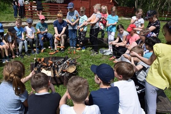  Grafika #27: Klasy pierwsze i drugie w Drzewinie grafika