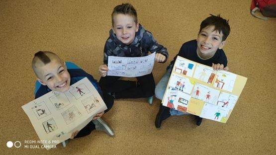  Grafika #5: Komiksy w wykonaniu uczniów klasy 2a grafika