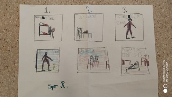  Grafika #6: Komiksy w wykonaniu uczniów klasy 2a grafika