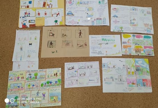  Grafika #7: Komiksy w wykonaniu uczniów klasy 2a grafika