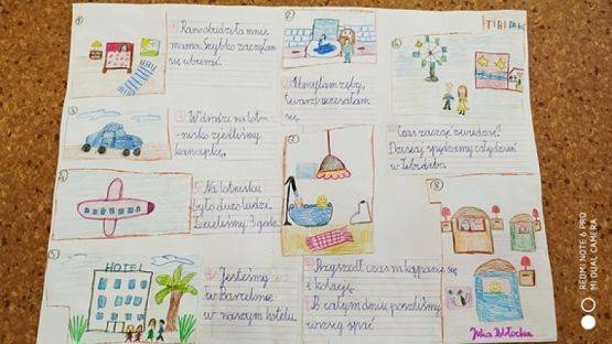  Grafika #8: Komiksy w wykonaniu uczniów klasy 2a grafika