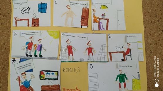  Grafika #9: Komiksy w wykonaniu uczniów klasy 2a grafika