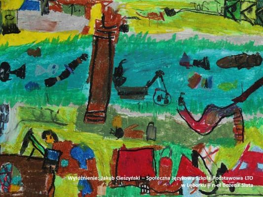  Grafika #2: Laureaci Powiatowego Konkursu Plastycznego ,,Wiosenne porządki w przyrodzie grafika