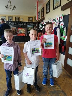  Grafika #5: Laureaci Powiatowego Konkursu Plastycznego ,,Wiosenne porządki w przyrodzie grafika