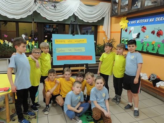  Grafika #14: ,,Północka w szkole klasy trzeciej grafika