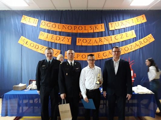  Grafika #3: XLII Ogólnopolski Turniej Wiedzy Pożarniczej Młodzież Zapobiega Pożarom (OTWP). grafika