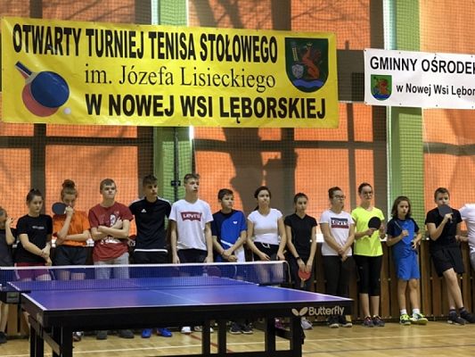  Grafika #3: OTWARTY TURNIEJ TENISA STOŁOWEGO im. Józefa Lisieckiego grafika