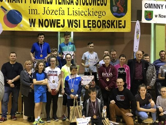  Grafika #5: OTWARTY TURNIEJ TENISA STOŁOWEGO im. Józefa Lisieckiego grafika