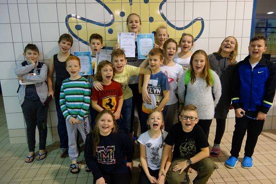  Grafika #7: Mistrzostwa Lęborka Szkół Podstawowych w Pływaniu Drużynowym Dziewcząt i Chłopców i Finał Powiatowy XLV Igrzysk Młodzieży Szkolnej Województwa Pomorskiego 2016/2017 grafika