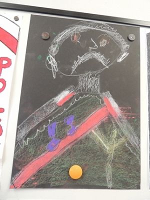  Grafika #4: Portret Józefa Piłsudskiego grafika