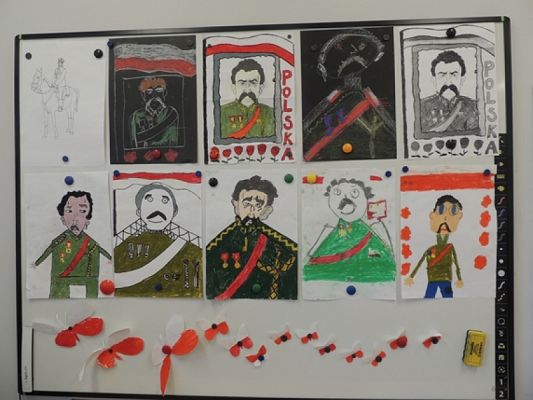  Grafika #5: Portret Józefa Piłsudskiego grafika