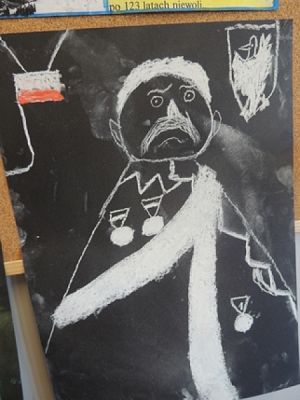  Grafika #10: Portret Józefa Piłsudskiego grafika