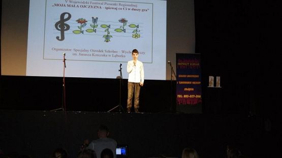  Grafika #0: NAGRODY w V WOJEWÓDZKIM KONKURSIE PIOSENKI REGIONALNEJ grafika