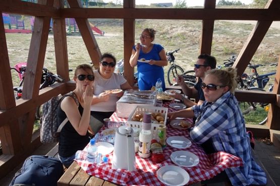  Grafika #2: ROWEREM NAD JEZIORO LUBOWIDZKIE grafika