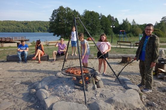  Grafika #5: ROWEREM NAD JEZIORO LUBOWIDZKIE grafika