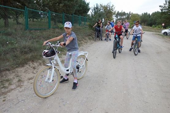  Grafika #20: ROWEREM NAD JEZIORO LUBOWIDZKIE grafika