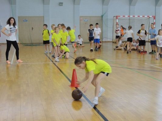  Grafika #5: Miejskie Zawody Sportowe Szkół Podstawowych kl. II i III Baw się razem z nami grafika