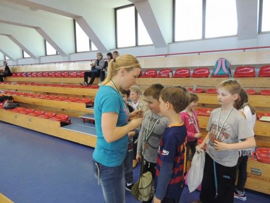  Grafika #13: Miejskie Zawody Sportowe Szkół Podstawowych kl. II i III Baw się razem z nami grafika