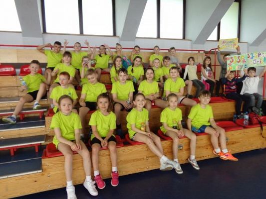  Grafika #18: Miejskie Zawody Sportowe Szkół Podstawowych kl. II i III Baw się razem z nami grafika