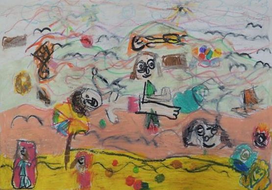  Grafika #5: NAGRODA GŁÓWNA w Międzyszkolnym Konkursie Plastycznym ,,Pocztówka z wakacji grafika