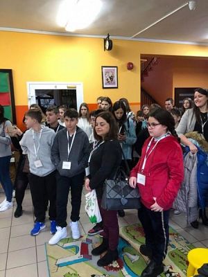  Grafika #0: Erasmus + Project "Second life" First day in Poland. grafika