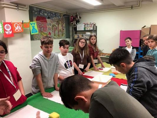  Grafika #2: Erasmus + Project "Second life" First day in Poland. grafika