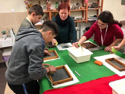  Grafika #3: Erasmus + Project "Second life" First day in Poland. grafika