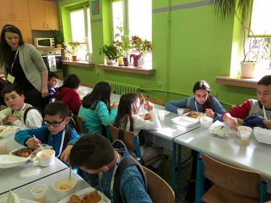  Grafika #5: Erasmus + Project "Second life" First day in Poland. grafika