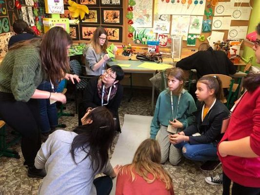  Grafika #8: Erasmus + Project "Second life" First day in Poland. grafika