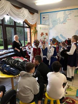  Grafika #9: Erasmus + Project "Second life" First day in Poland. grafika