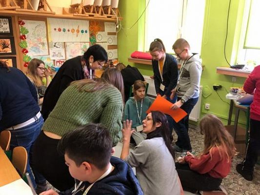  Grafika #17: Erasmus + Project "Second life" First day in Poland. grafika