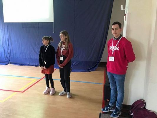  Grafika #18: Erasmus + Project "Second life" First day in Poland. grafika