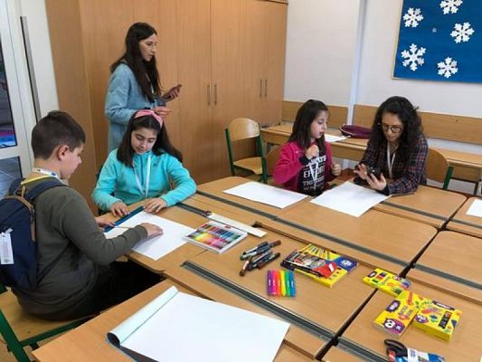  Grafika #20: Erasmus + Project "Second life" First day in Poland. grafika