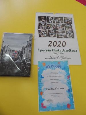  Grafika #0: NAGRODY w Miejskim Konkursie Plastycznym ,,Lęborska Maska Jasełkowa grafika