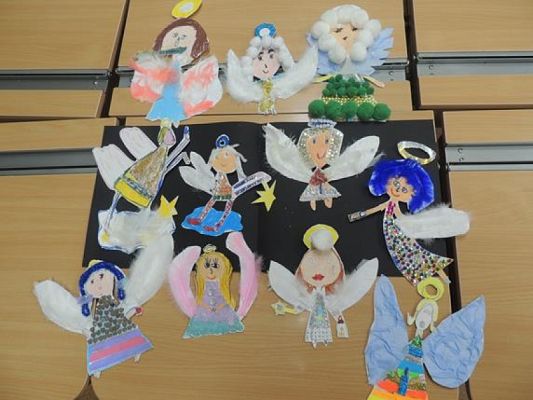  Grafika #6: NAGRODY w Miejskim Konkursie Plastycznym ,,Lęborska Maska Jasełkowa grafika