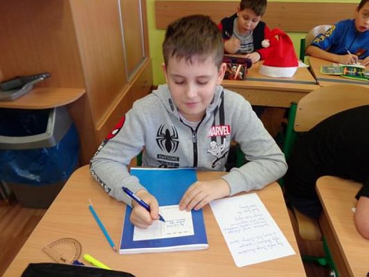  Grafika #0: MIKOŁAJKI KLASY V B grafika