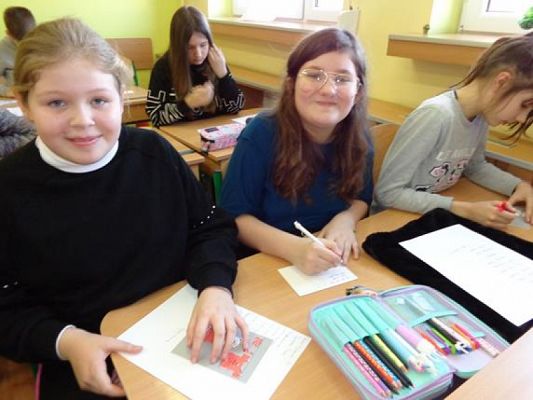  Grafika #2: MIKOŁAJKI KLASY V B grafika