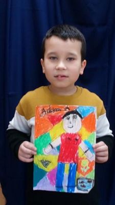  Grafika #6: AUTOPORTRETY W KLASIE PIERWSZEJ grafika