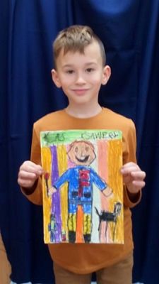  Grafika #8: AUTOPORTRETY W KLASIE PIERWSZEJ grafika