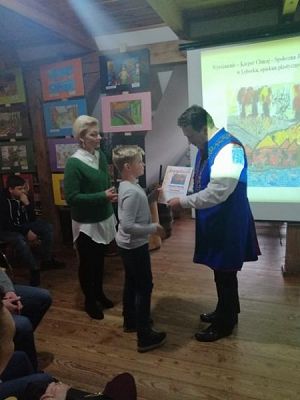  Grafika #5: WYRÓŻNIENIE W XXIV Pomorskim Konkursie Plastycznym ,,Jesień na Kaszubach grafika