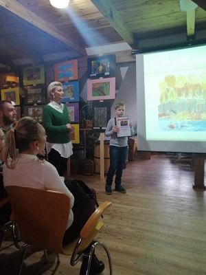  Grafika #6: WYRÓŻNIENIE W XXIV Pomorskim Konkursie Plastycznym ,,Jesień na Kaszubach grafika