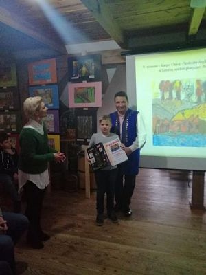  Grafika #0: WYRÓŻNIENIE W XXIV Pomorskim Konkursie Plastycznym ,,Jesień na Kaszubach grafika