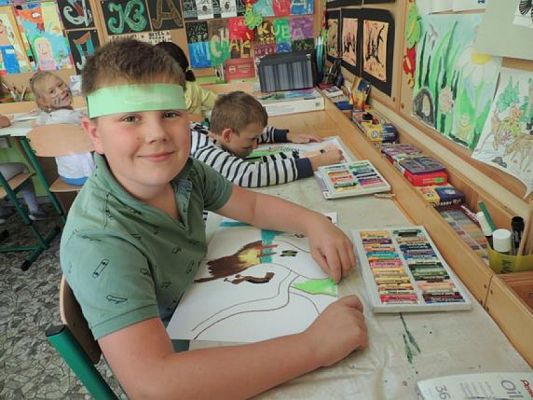  Grafika #0: Kółko plastyczne klas I-III grafika